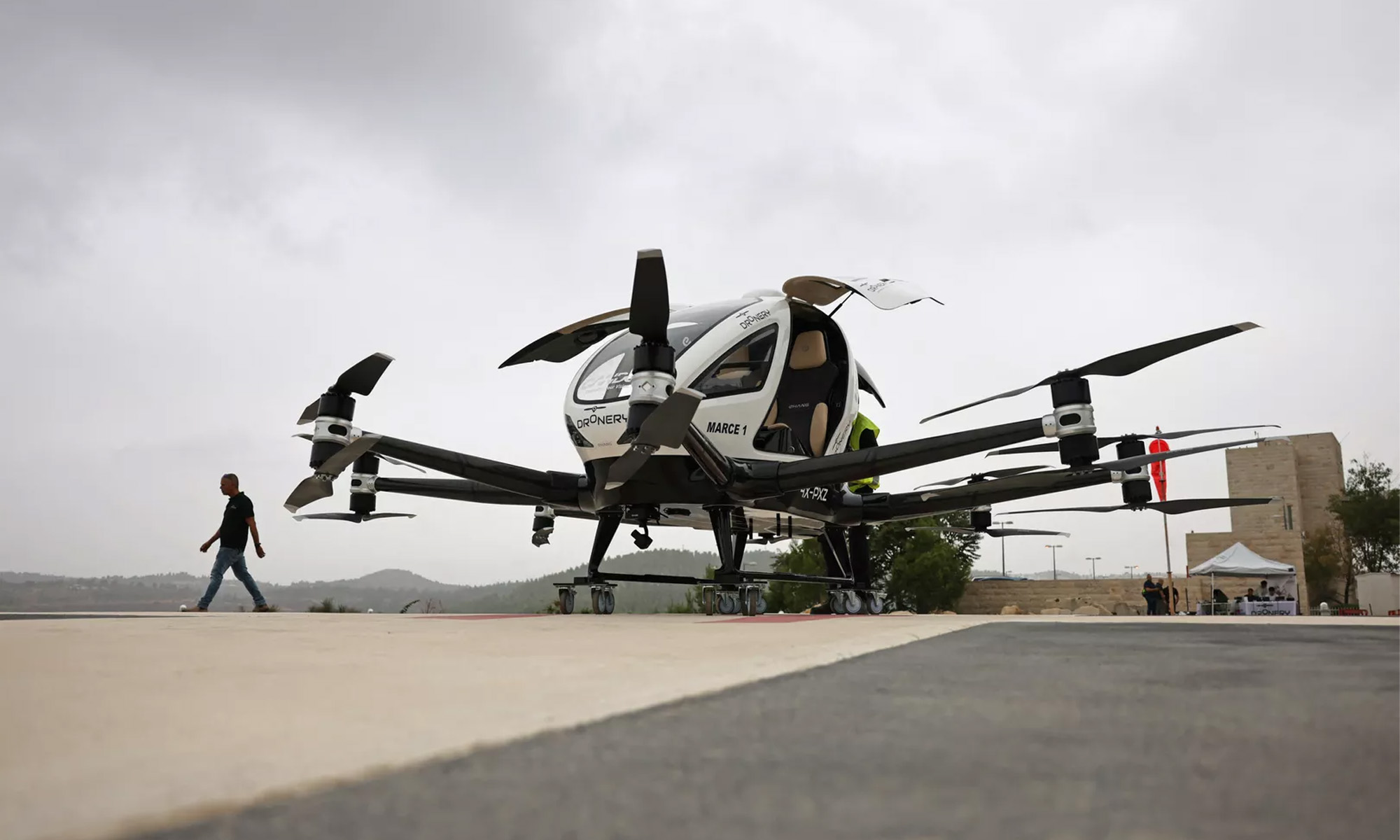 air taxis fly over jerusalem as israel creates airspace network