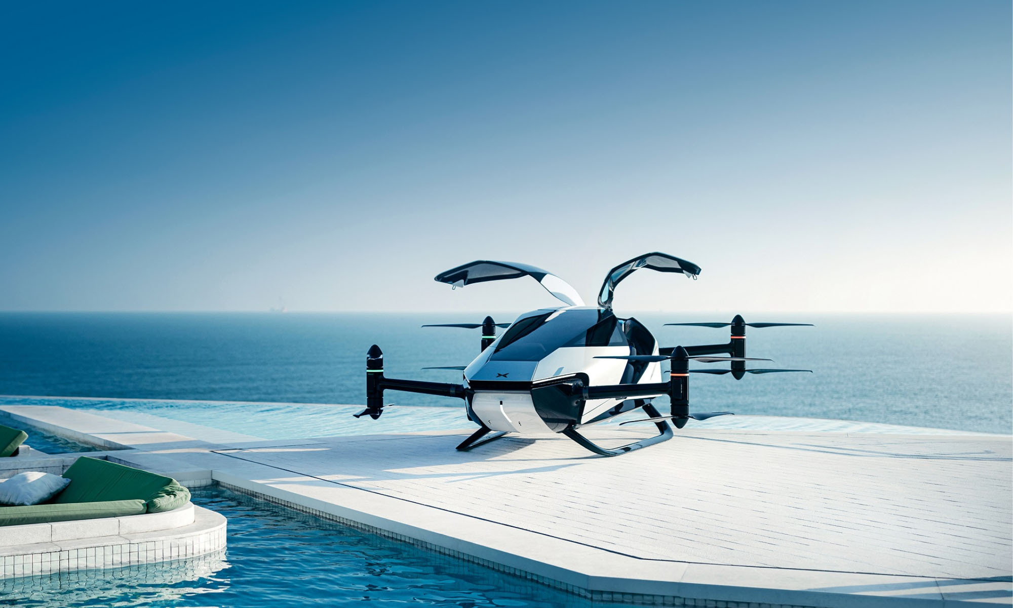 evtol x2 flying car debuted at gitex global 2022