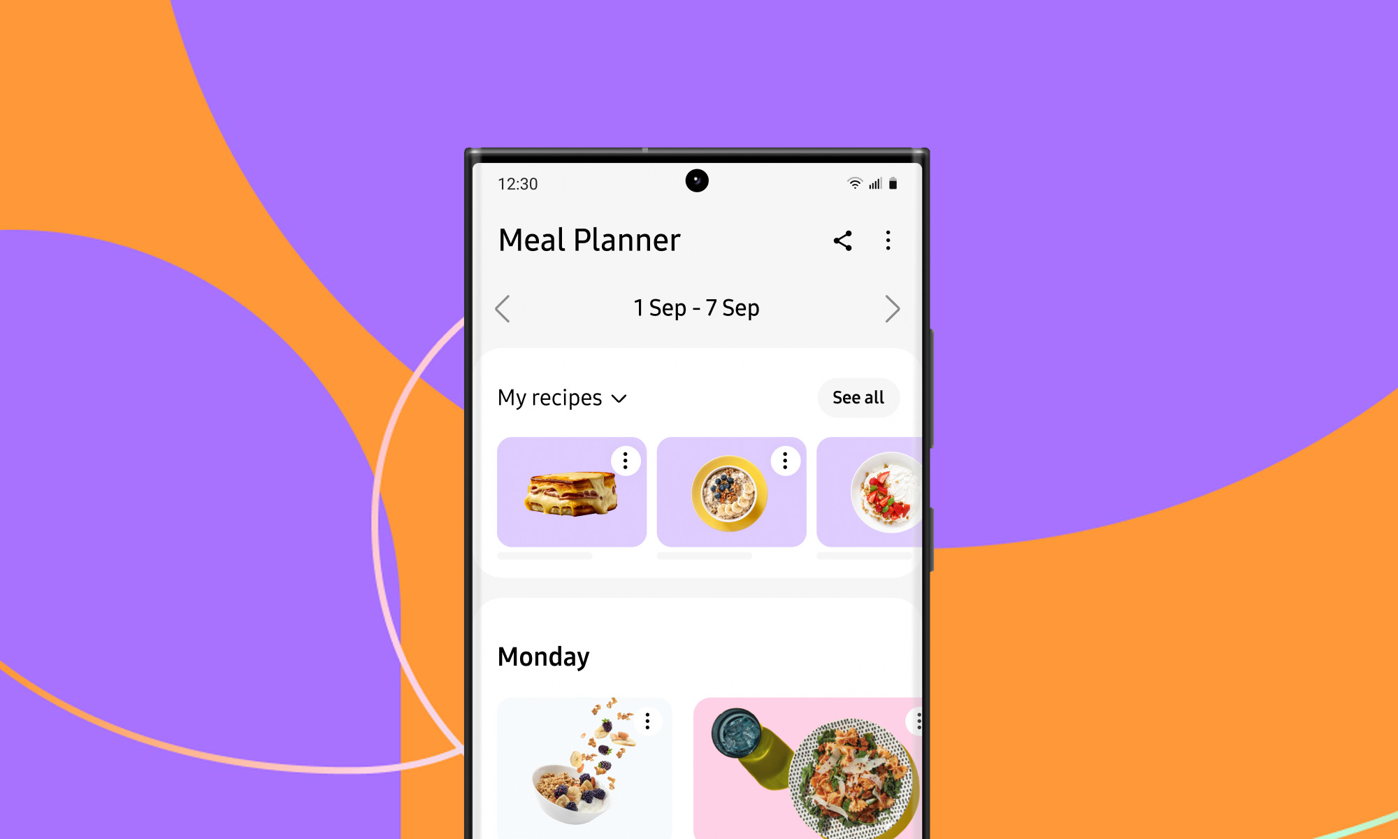 samsung releases food, an ai powered smart recipe app