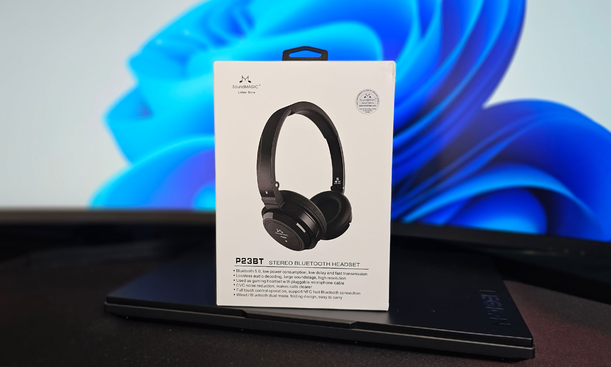 soundmagic p23bt wireless headphones