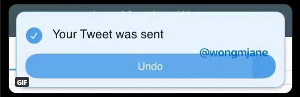 twitter undo tweet button