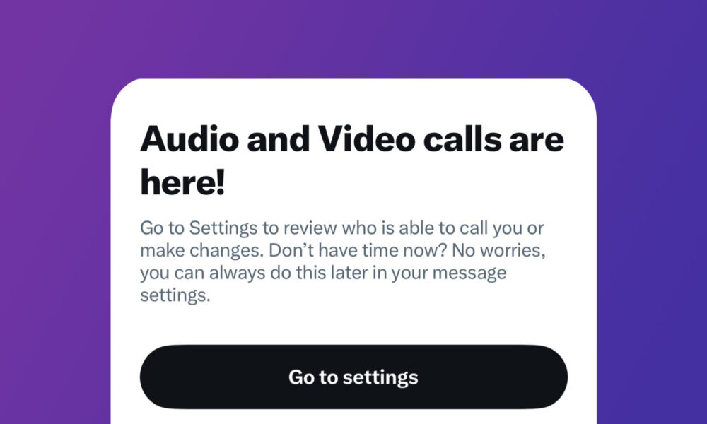 x formerly twitter has introduced voice and video calls